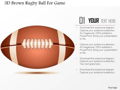 Rugby Ball Icon PowerPoint Presentation and Slides | SlideTeam