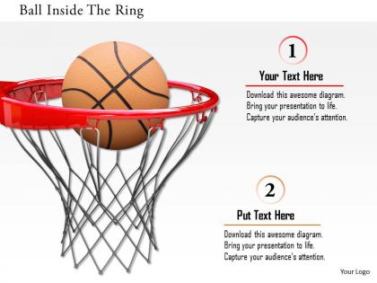 0115 ball inside the ring image graphics for powerpoint