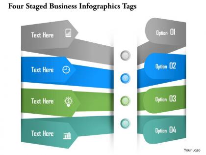 0115 four staged business infographics tags powerpoint template