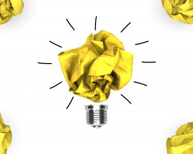 0115 golden idea bulb for idea generation stock photo