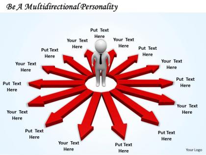 0214 be a multidirectional personality ppt graphics icons powerpoint
