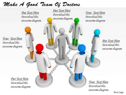 0214 make a good team of doctors ppt graphics icons powerpoint