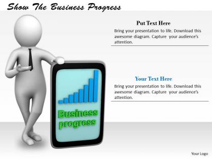 0214 show the business progress ppt graphics icons powerpoint
