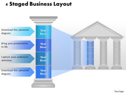 0314 business ppt diagram 4 staged business layout powerpoint template
