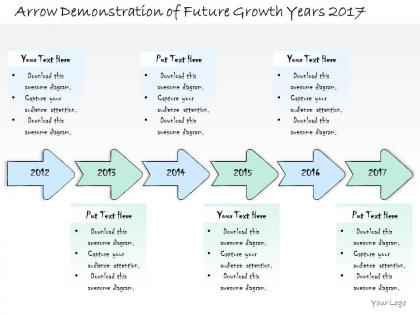 0314 business ppt diagram arrow demonstration for future growth powerpoint template