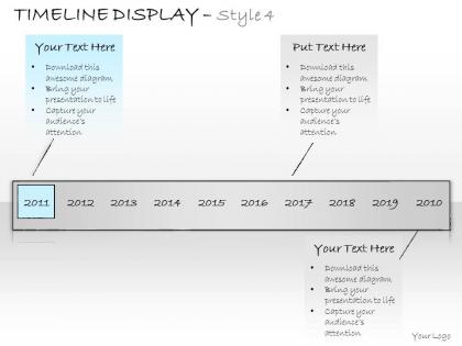 0314 business ppt diagram business diagram for timeline display powerpoint template
