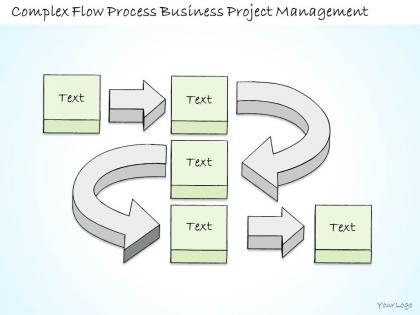 0314 business ppt diagram complex flow of business project powerpoint template