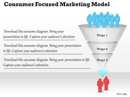 0314 business ppt diagram consumer focused marketing model powerpoint template
