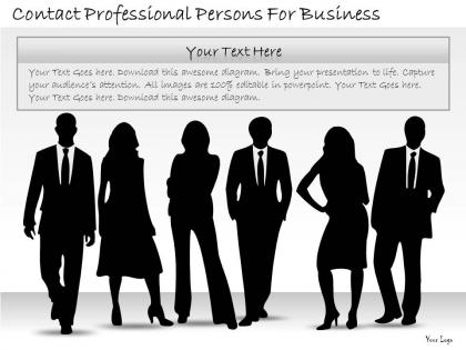 0314 business ppt diagram contact professional persons for business powerpoint templates