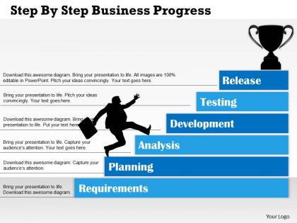 0314 business ppt diagram step by step business progress powerpoint template