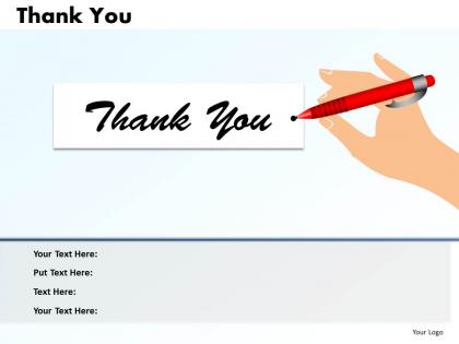0314 layout of thank you slide