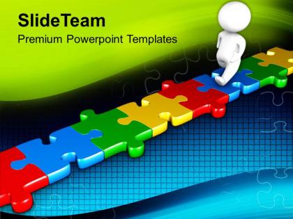 0413 business concept with jigsaw puzzles powerpoint templates ppt themes and graphics