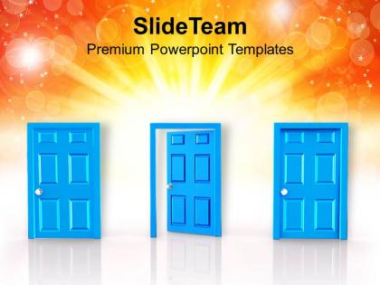 0413 hardwork will open the door of success powerpoint templates ppt themes and graphics