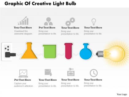 0414 business consulting diagram graphic of creative light bulb powerpoint slide template