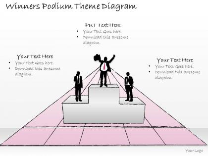 0414 consulting diagram winners podium theme diagram powerpoint template