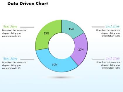 0414 donut chart business illuastration powerpoint graph