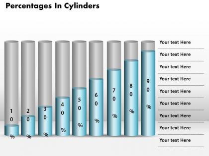 Data Driven Column Charts and Graphs Powerpoint Diagrams and Templates