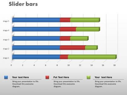 0414 slider time series bar chart powerpoint graph