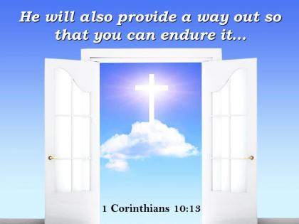 0514 1 corinthians 1013 that you can endure it power powerpoint church sermon