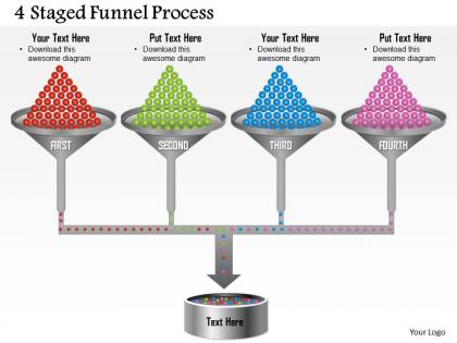 0514 4 staged funnel process powerpoint presentation
