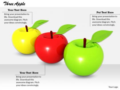 0514 apple is good for health image graphics for powerpoint