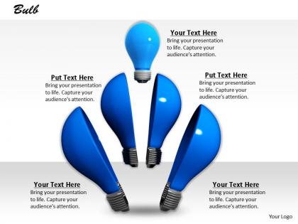 0514 blue colored bulb graphic image graphics for powerpoint