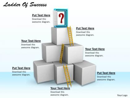 0514 build a ladder of success image graphics for powerpoint