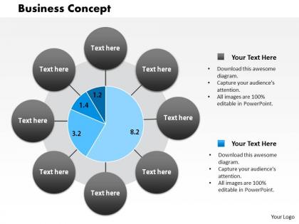0514 business concept data driven display diagram powerpoint slides