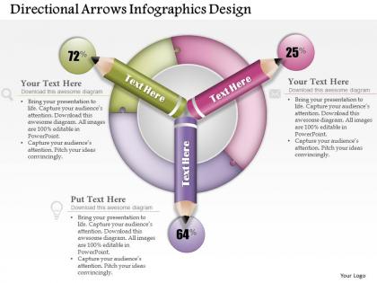 0514 business consulting diagram directional arrows infographics design powerpoint slide template