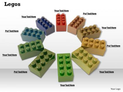 0514 circle of lego blocks image graphics for powerpoint
