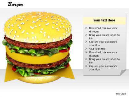 0514 classic hamburger sandwich image graphics for powerpoint