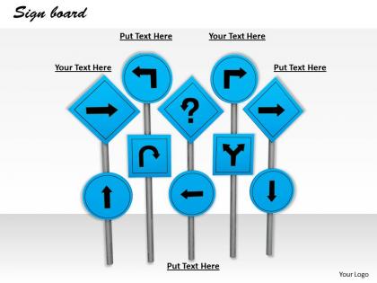 0514 directional sign board graphic image graphics for powerpoint