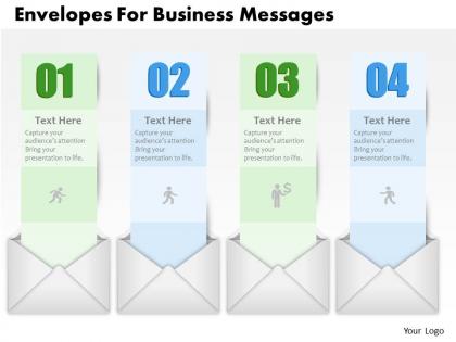 0514 envelopes for business messages powerpoint presentation