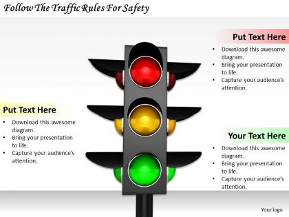 0514 follow the traffic rules for safety image graphics for powerpoint