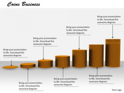 0514 increasing stacks of coins image graphics for powerpoint