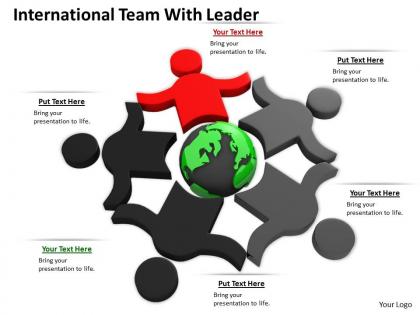 0514 international team with leader image graphics for powerpoint