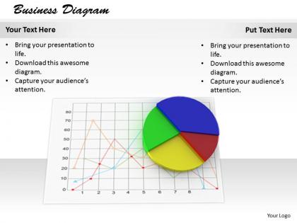 0514 pie and line charts for business image graphics for powerpoint