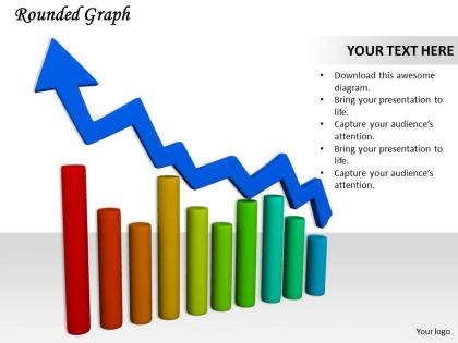 0514 see business bar graph with growth arrow image graphics for powerpoint