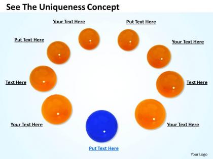 0514 see the uniqueness concept image graphics for powerpoint