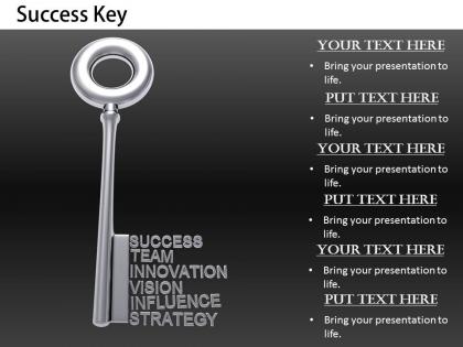 0514 theme of key to success image graphics for powerpoint