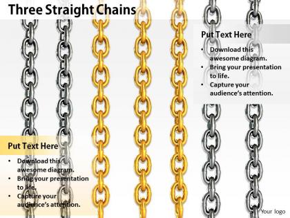 0514 use straight chain image graphics for powerpoint