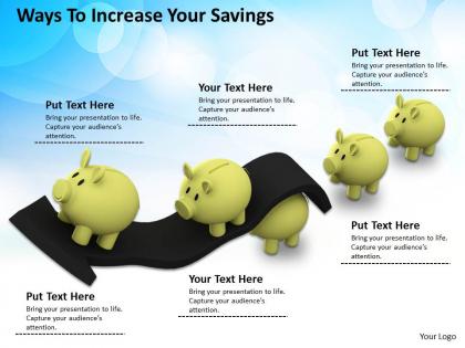 0514 ways to increase your savings image graphics for powerpoint