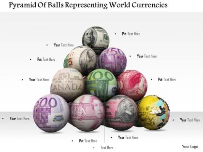 0614 balls of world currencies image graphics for powerpoint