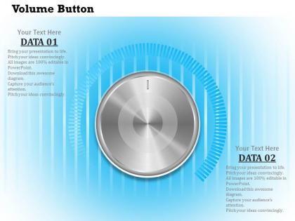 0614 business consulting diagram design of volume button powerpoint slide template
