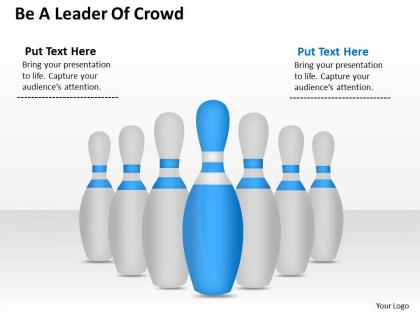 0620 strategy consultants be leader of crowd powerpoint templates