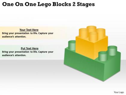 0620 top management consulting business one lego blocks 2 stages powerpoint slides