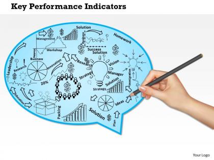 0714 key performance indicators of a company powerpoint presentation slide template
