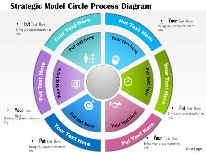 0814 business consulting diagram strategic model circle process diagram powerpoint slide template