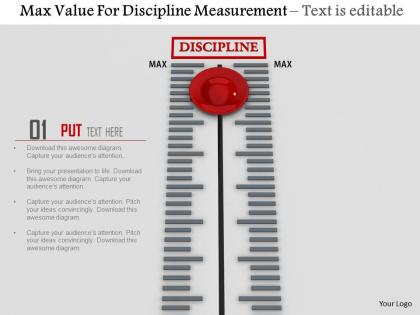 0814 max value for discipline measurement image graphics for powerpoint