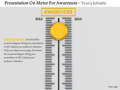 0814 max value presentation on meter for awareness image graphics for powerpoint
